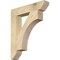 Ekena Millwork Westlake Slat Rough Sawn Bracket, Douglas Fir, 4"W x 22"D x 26"H BKT04X22X26WTL06RDF - alternate 1